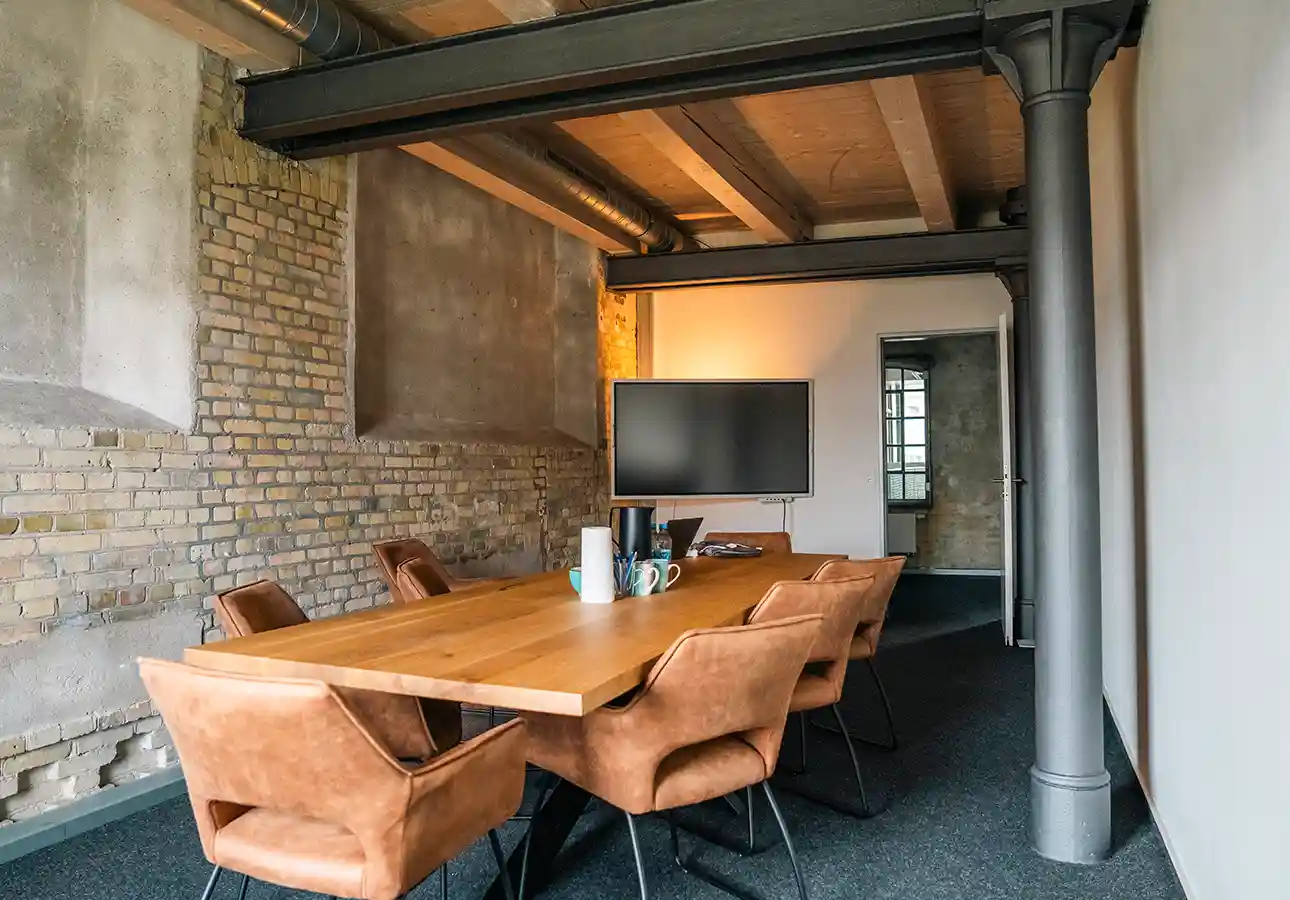 Besprechungsraum der Amazon Agentur amaflow in Flensburg